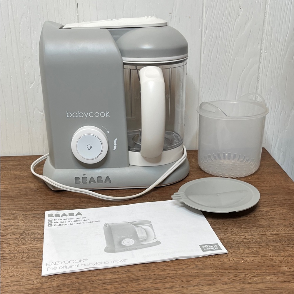 BEABA Babycook Solo 4-in-1 Baby Food Maker - Gray and White